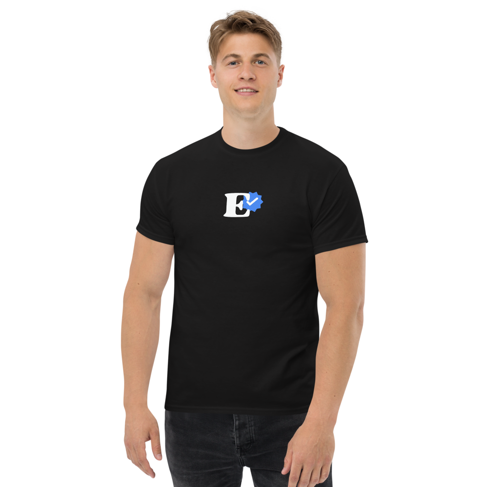 Zentrales (SCHWARZ) klassisches T-Shirt