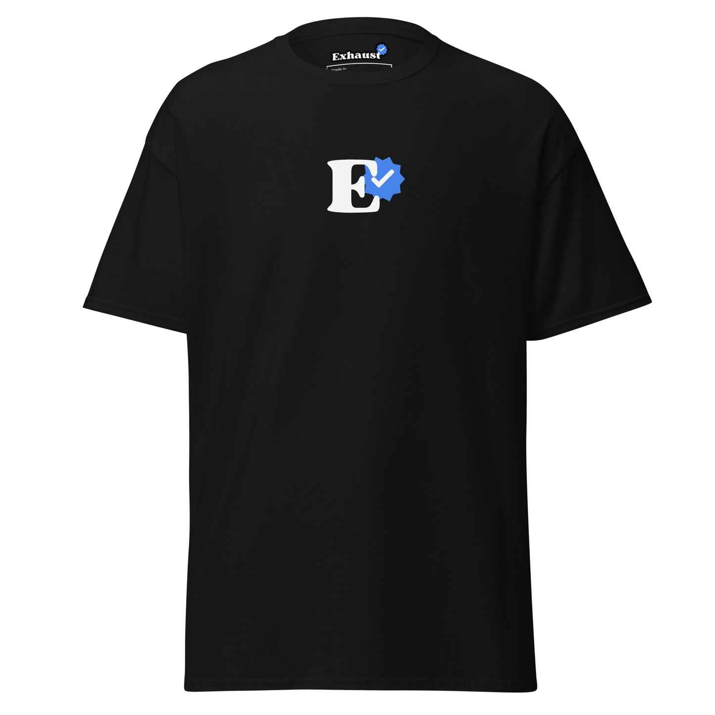 Zentrales (SCHWARZ) klassisches T-Shirt