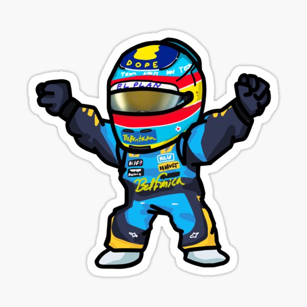 Aufkleber von Fernando Alonso