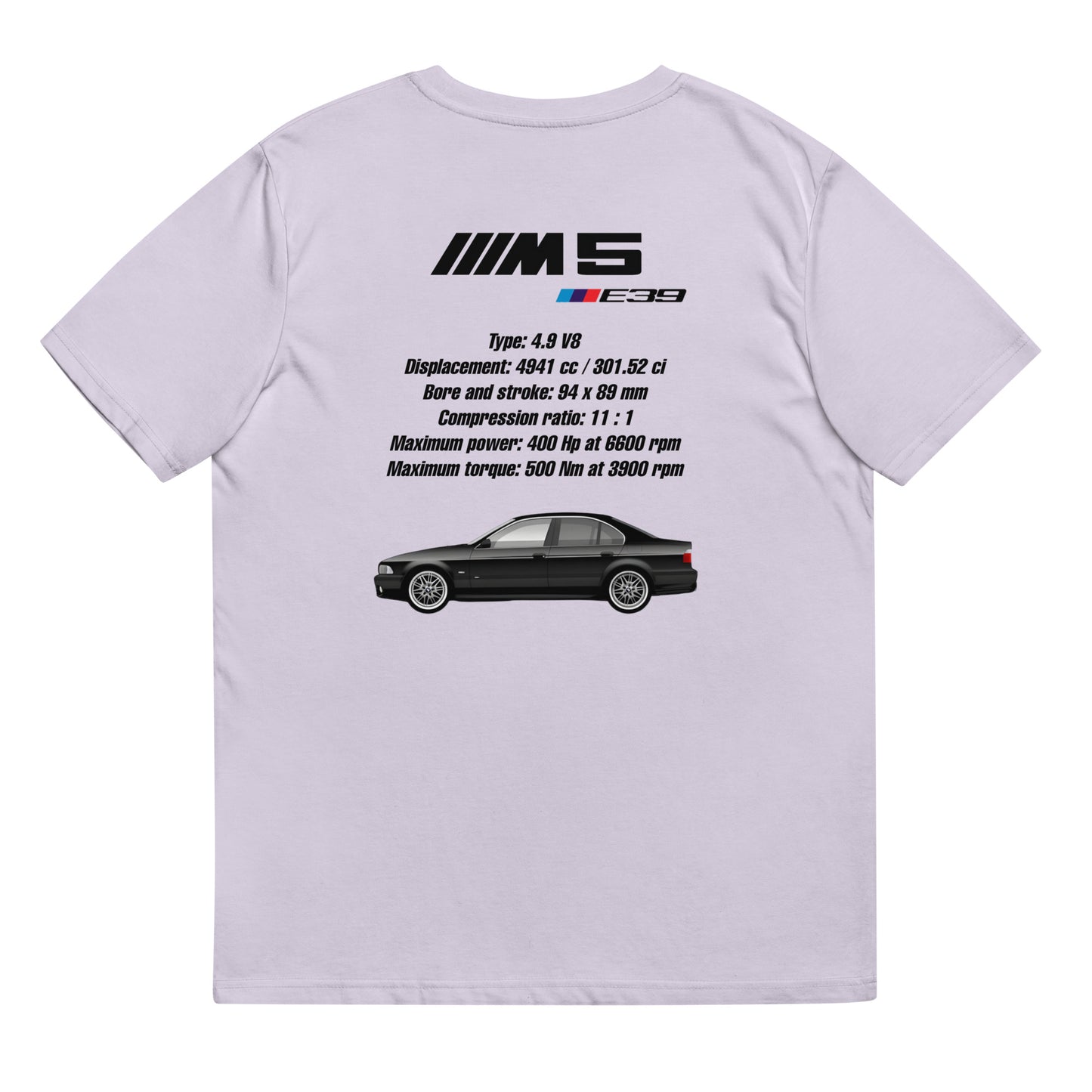 Camiseta BMW E39 M5 (Carbonschwarz)