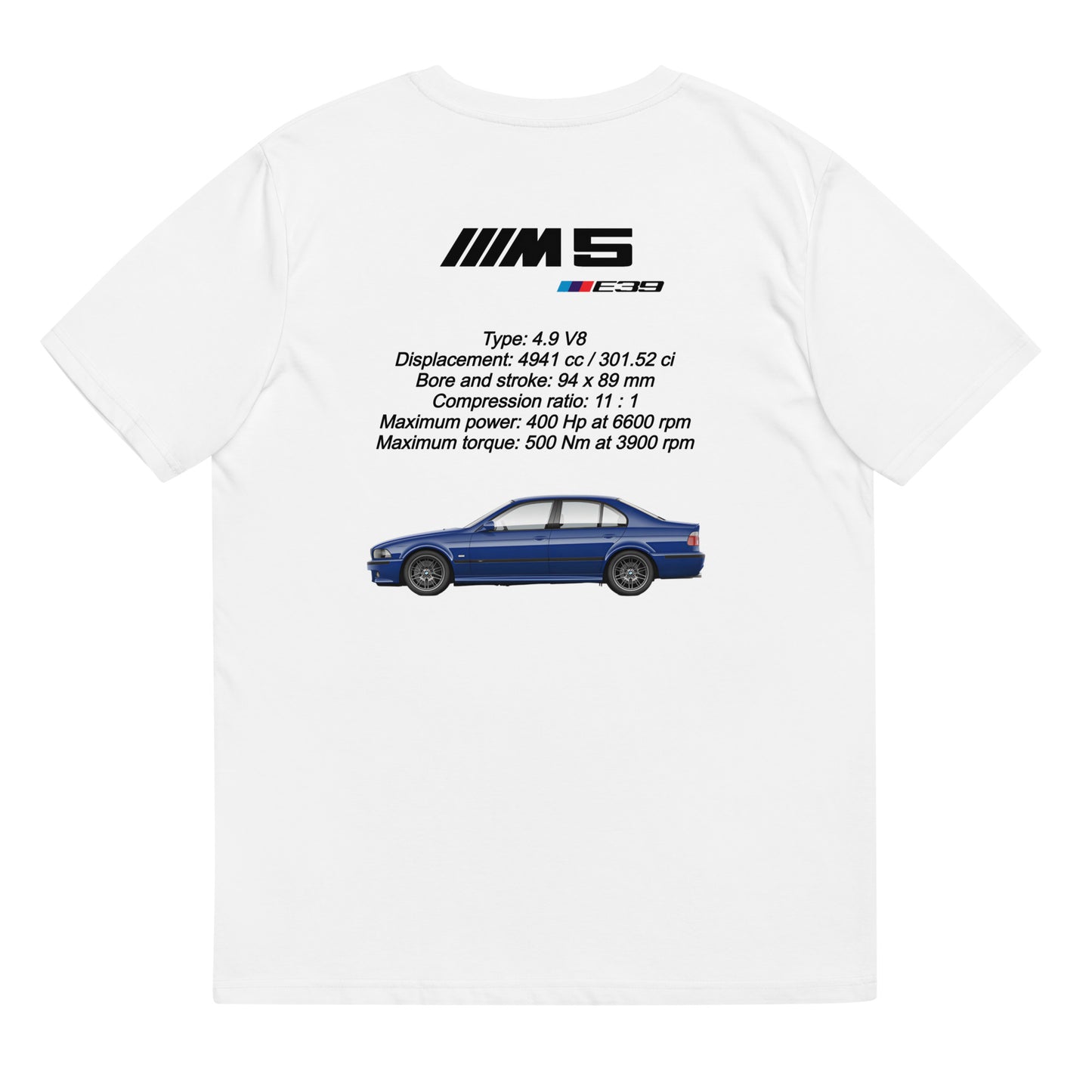 BMW E39 M5 T-shirt (Blau)