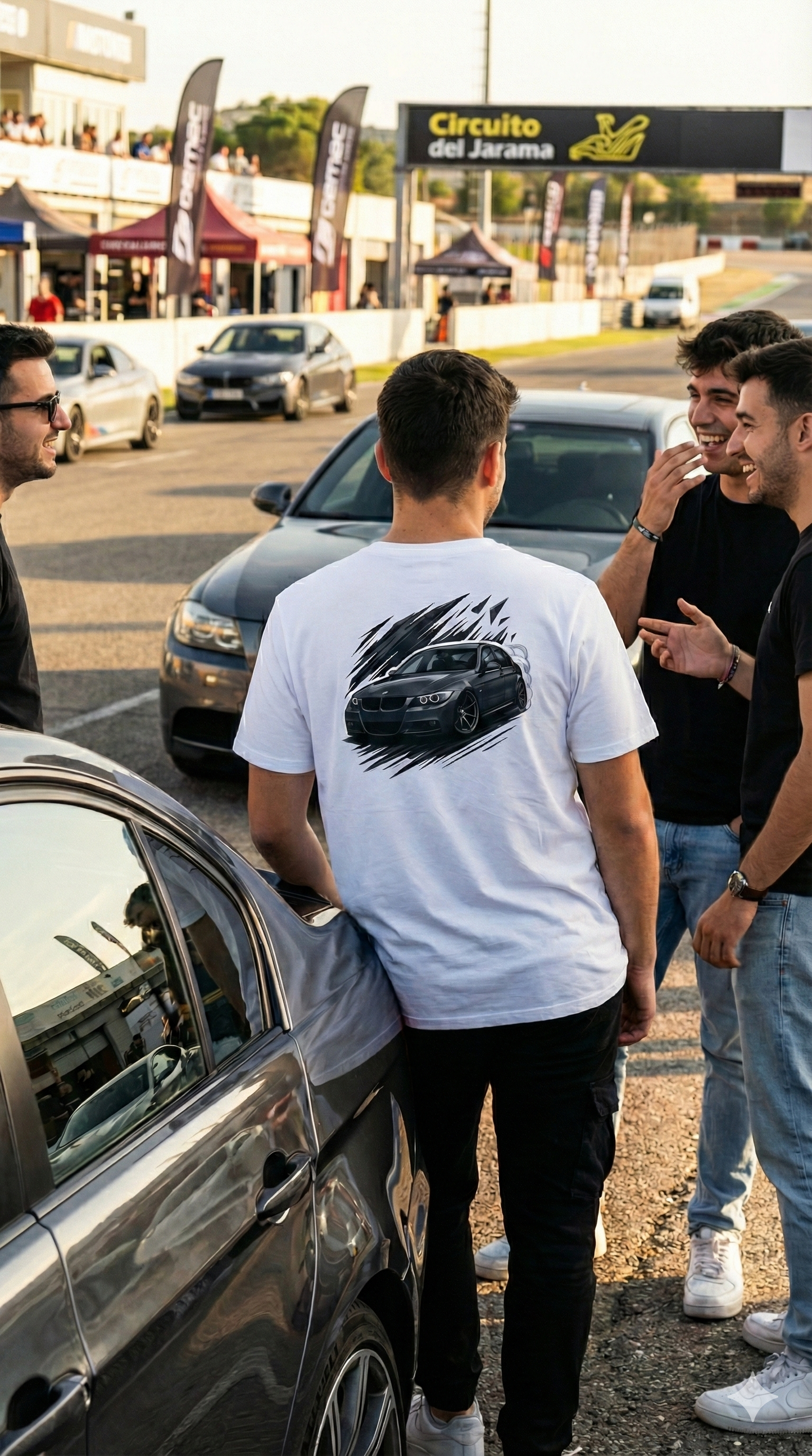 Camiseta BMW serie 3 E90 lifestyle algodón orgánico deportivo alemán motorsport