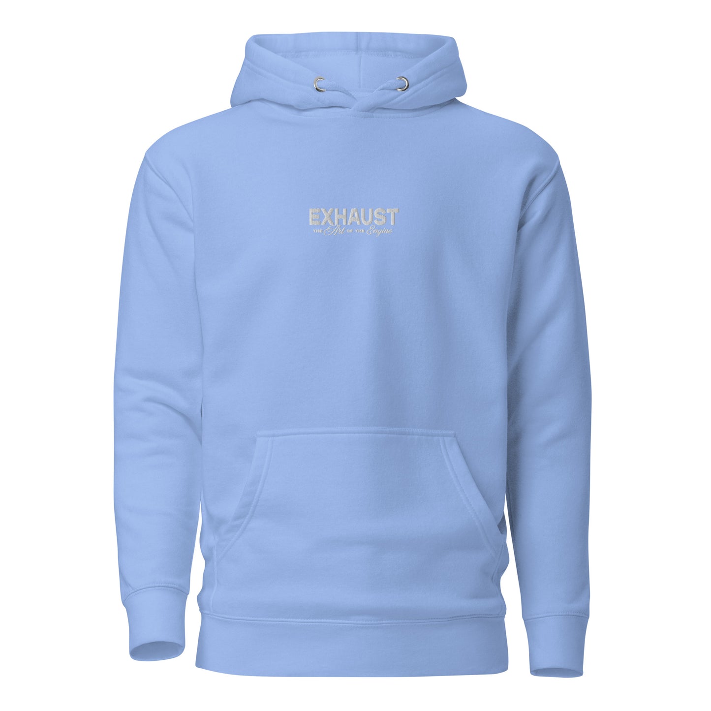 Sudadera ART pastel colors azul carolina premium algodón unisex capucha streetwear