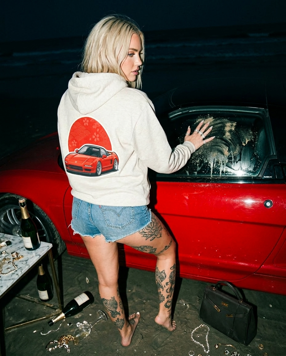 Honda NSX Grey Spec Sweatshirt