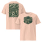 Camiseta Flowers Surfer Skull melocotón fraiche peche algodón orgánico surf lifestyle