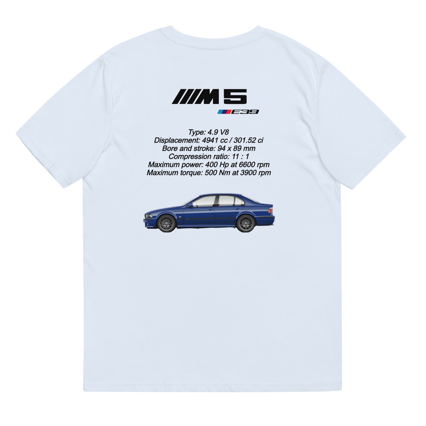 BMW E39 M5 T-Shirt (Blau)