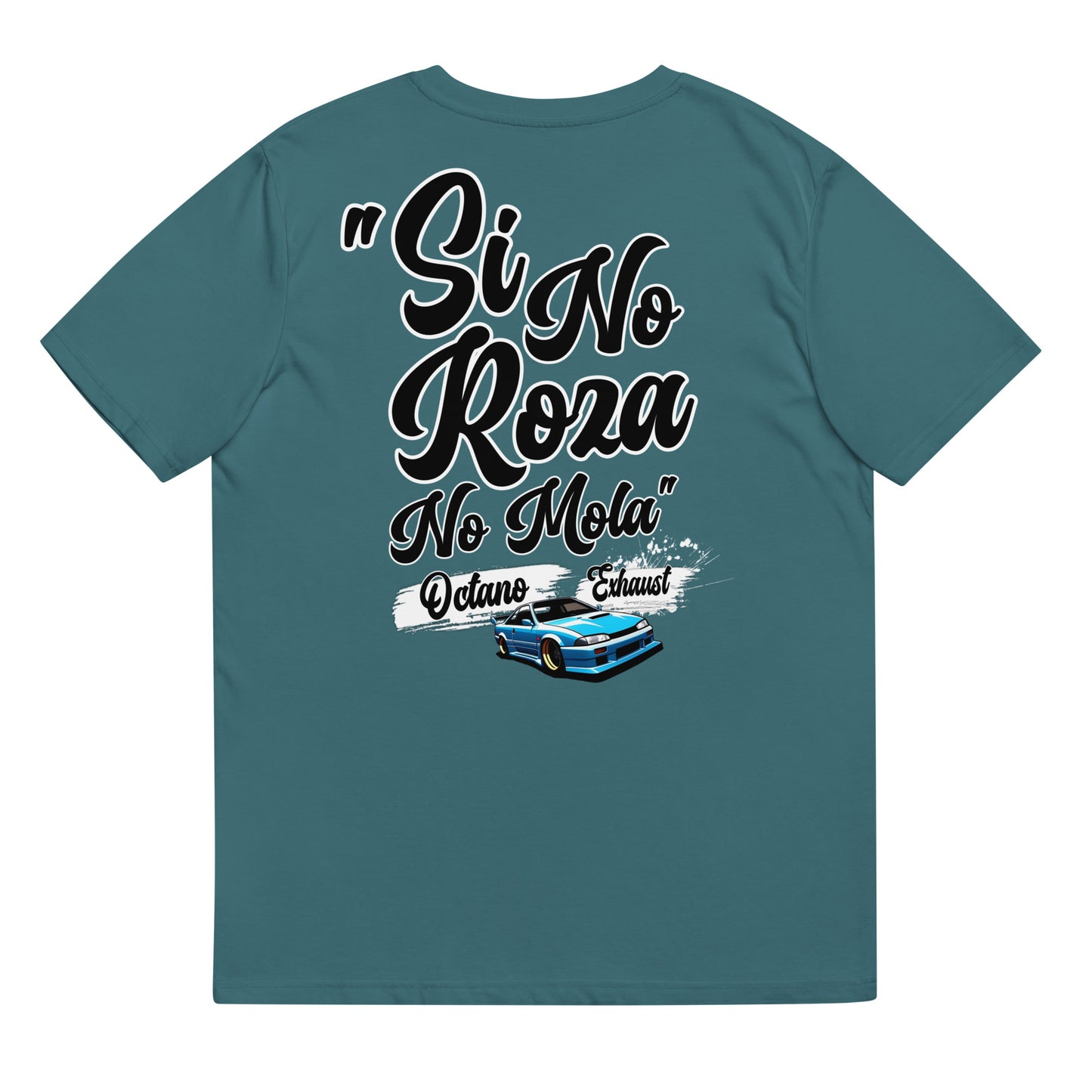 Camiseta Si no roza No mola (Black letters)