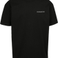 Clásica camiseta de color Black extra larga con la palabra Exhaust en parte delantera y con imagen ruta 66 impreso en la parte trasera. Ya no podrás decir que no a esa ruta que tanto soñaste.