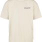 Clásica camiseta de color White / Sand extra larga con la palabra Exhaust en parte delantera y con imagen ruta 66 impreso en la parte trasera. Ya no podrás decir que no a esa ruta que tanto soñaste.