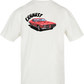 Clásica camiseta de color White extra larga, con la imagen de un Pontiac GTO en color (Rojo) impreso en la parte trasera. Llamarás la atención sin duda.